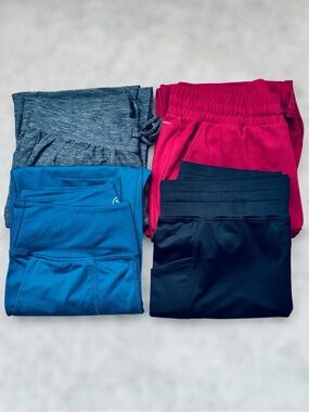 Lot of 4 joggers lounge sweat athletic pants